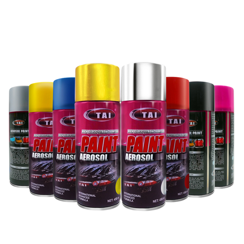 Fémek spray -festék precíziós színű spray -festék króm spray -festék műanyaghoz